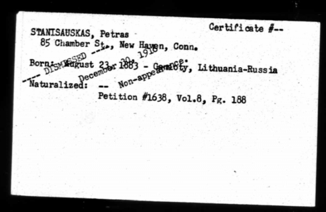 How to Find Free Declaration of Intention and Petition for Naturalization Records