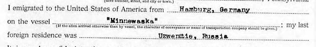 find-ancestors-ship-manifest-immigration form
