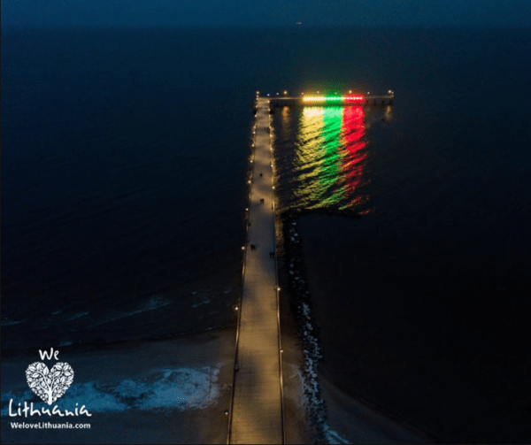 Lithuanian Centennial Celebration 2018 Examples - Palanga Bridge