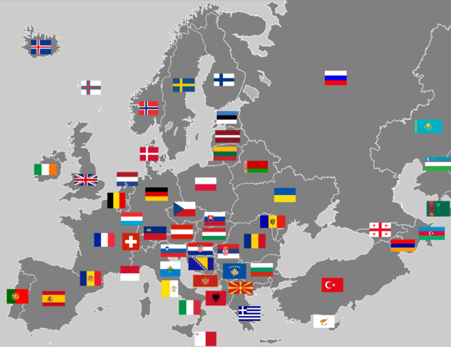 the-flags-of-europe-and-their-design-similarities-Europe-flags-map