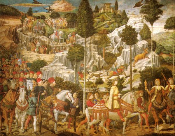 the-medici-family-connection-to-medieval-lithuaniaCappella_dei_magi,_corteo_con_lorenzo,_piero_e_giovanni_de'_medici