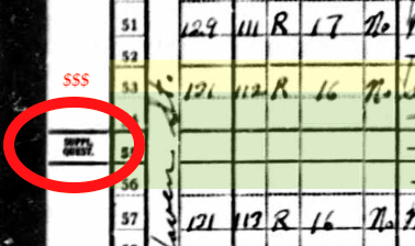 "Suppl quest" on Ancestry census