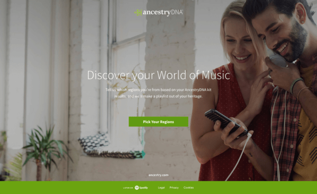 ancestry dna world of music playlist 
