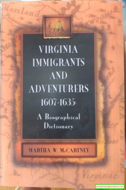 reading-virginia-a-list-of-recommended-books-virginia-immigrants-adventurers-mccartney