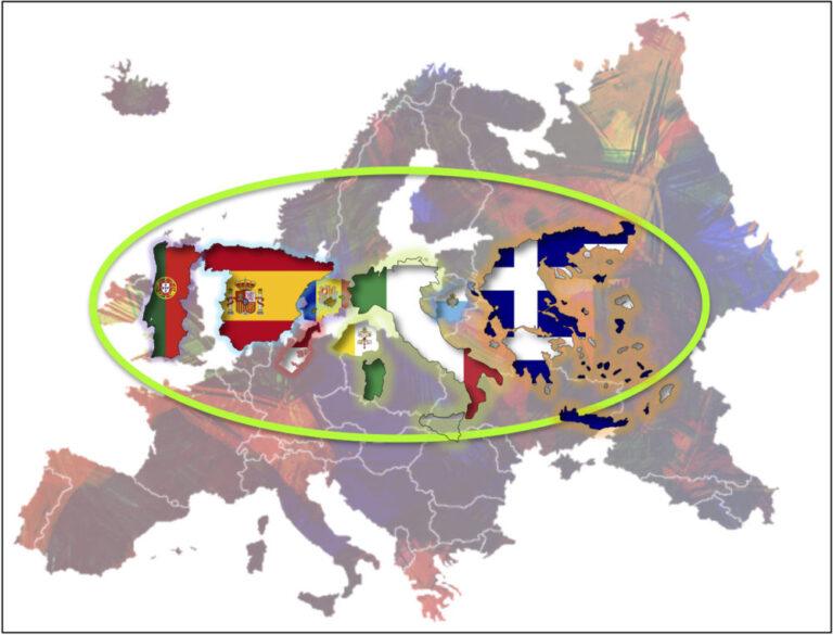 flag-maps-of-southern-europe-countries-featured