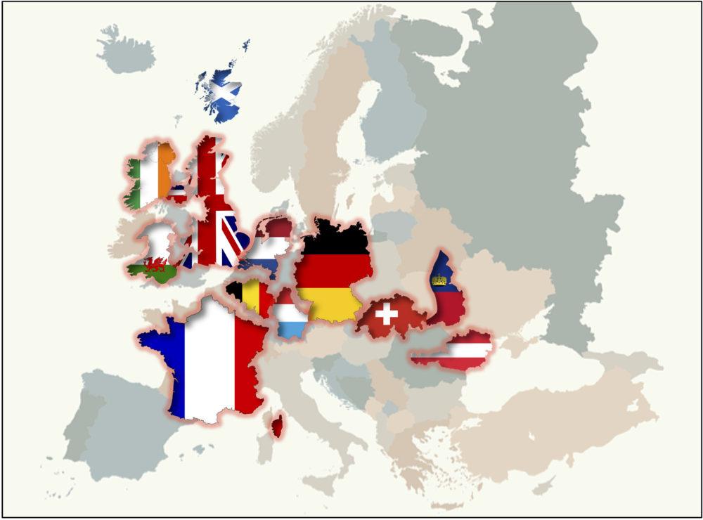 flag-maps-of-western-europe-countries-featured