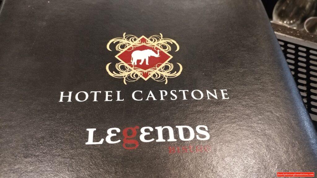 Legends Bistro, Hotel Capstone