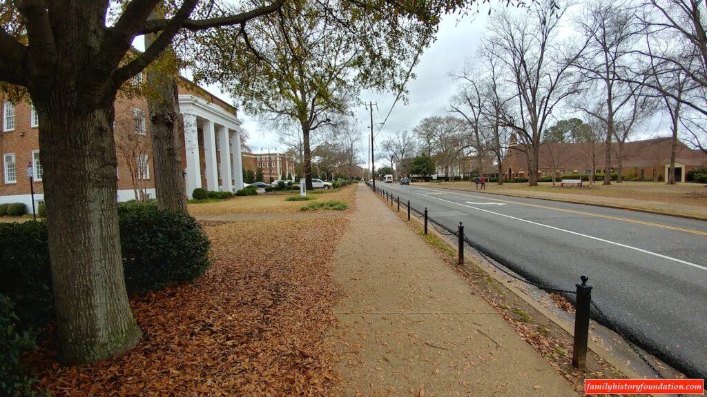 Beautiful colonial-style architecture UA campus