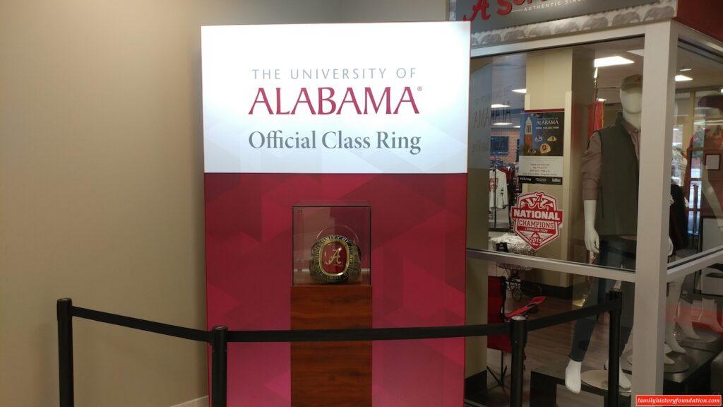 University of Alabama Class Ring