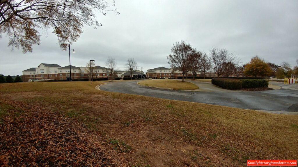 UA campus near Hackberry Lane bridge