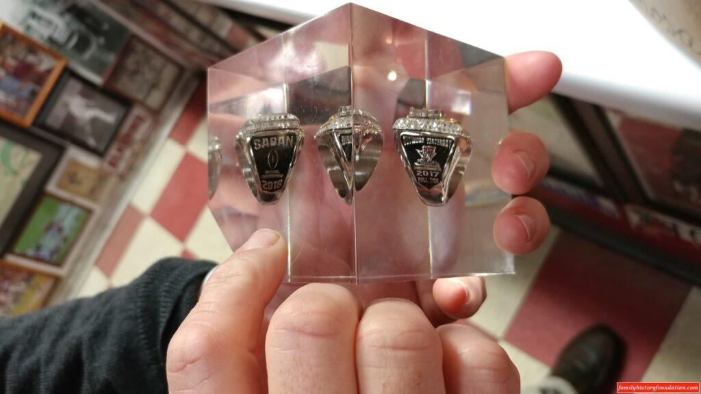 Rama Jama's ring shown to me by owner!