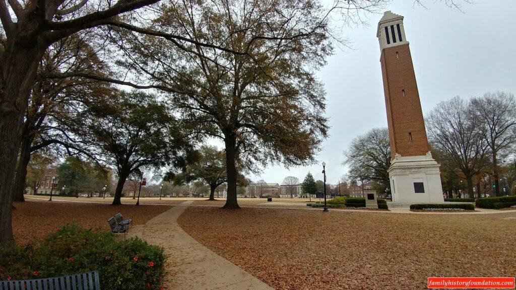 Denny Chimes on the Quad