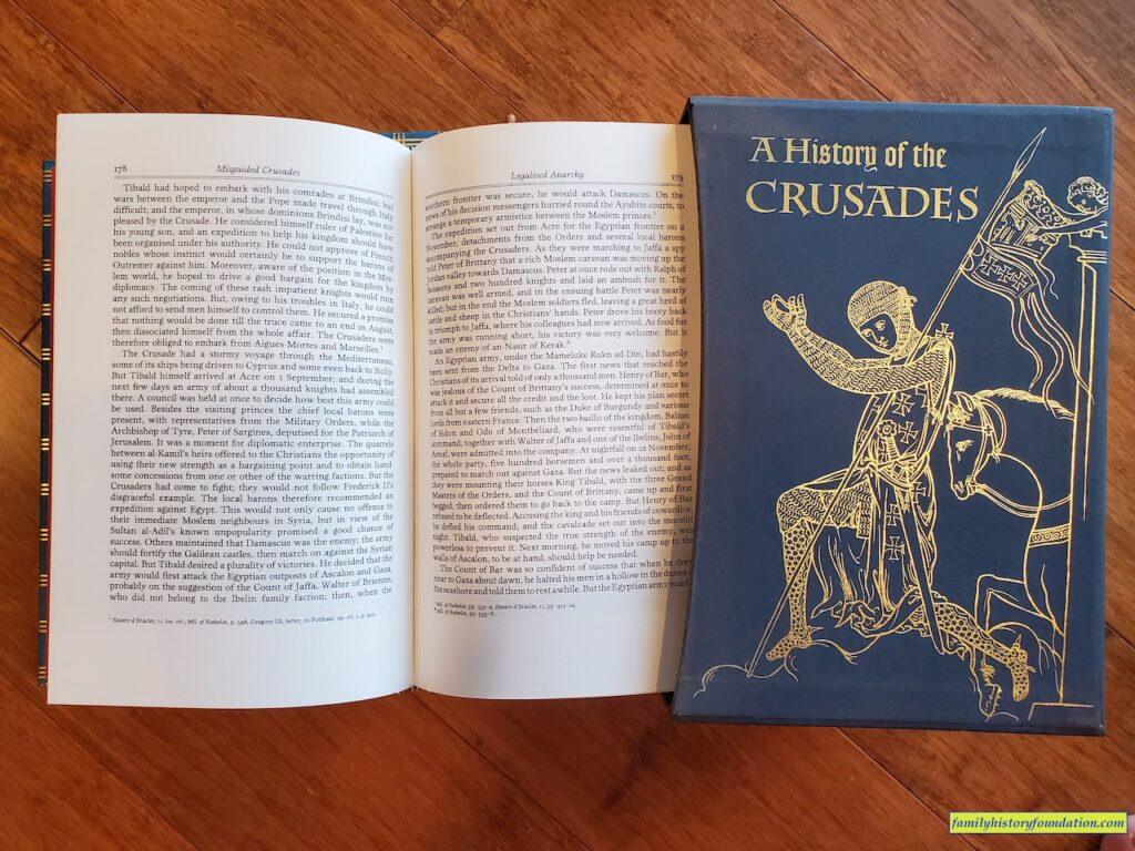 Folio Society A History of the Crusades Runciman