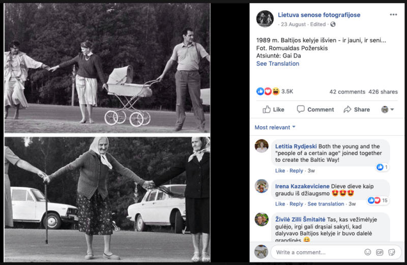 Lithuanian Baltijos Kelias baby