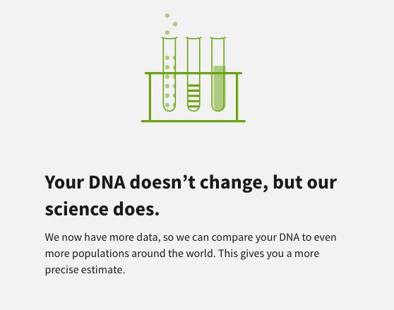 Ancestry ethnicity estimates transparency
