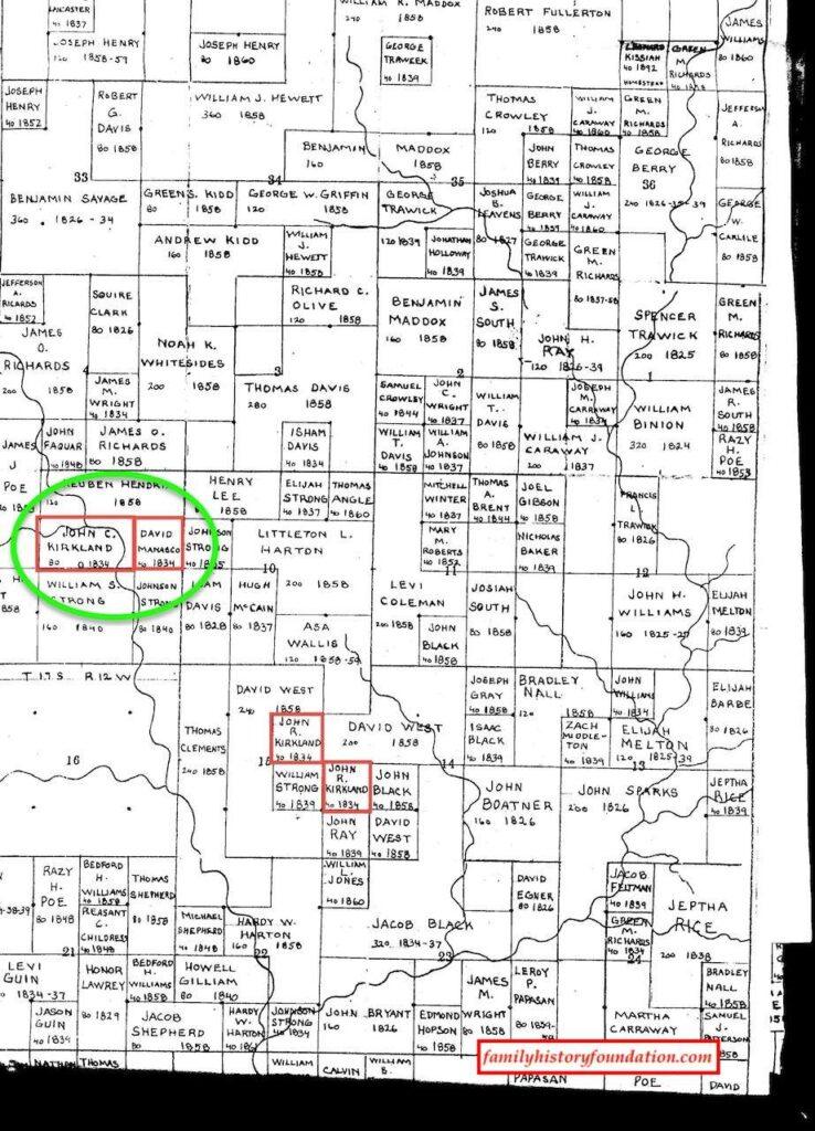 David Manasco Kirkland Fayette AL