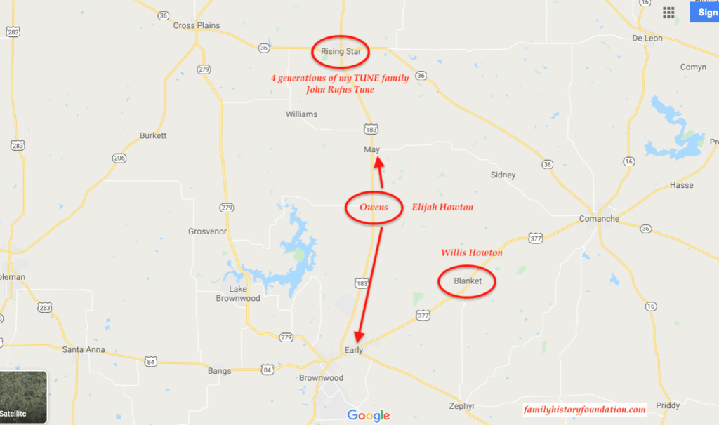 Brown County Texas Owens Blanket