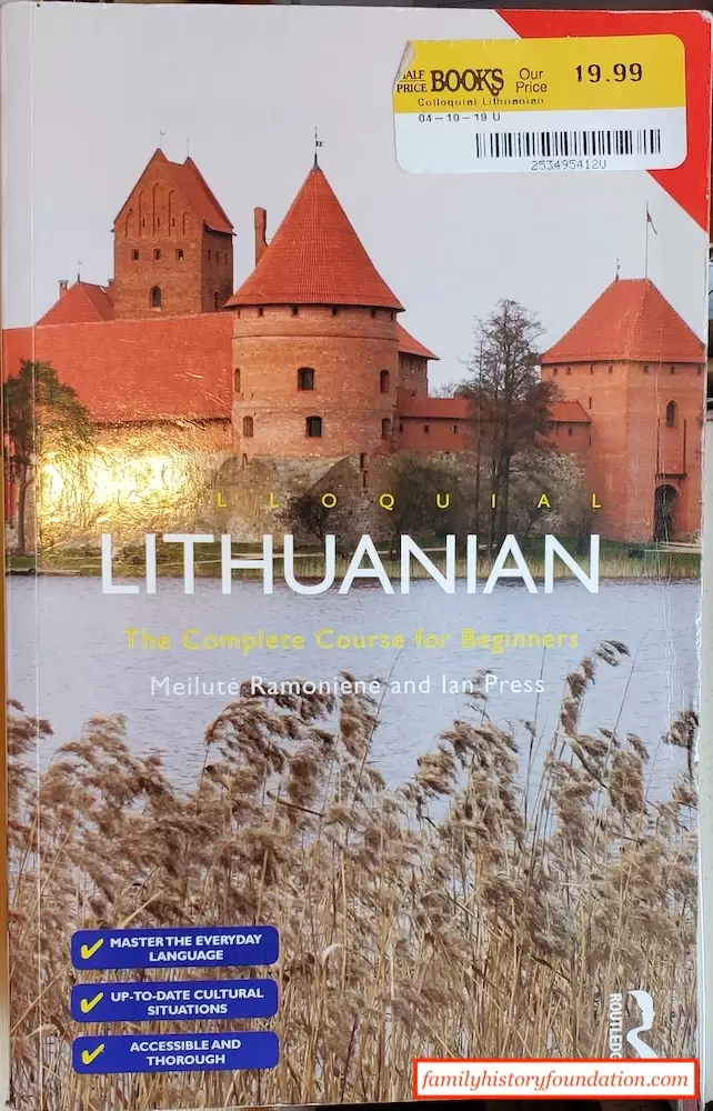 Colloquial Lithuanian: The Complete Course for Beginners (Colloquial Series) - Meilutė Ramonienė, Ian Press