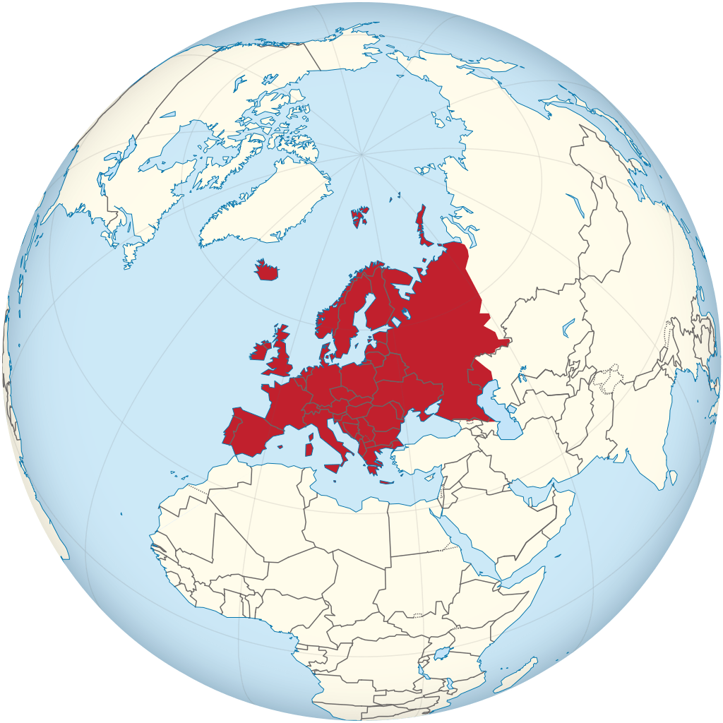 what is bigger? continental europe usa