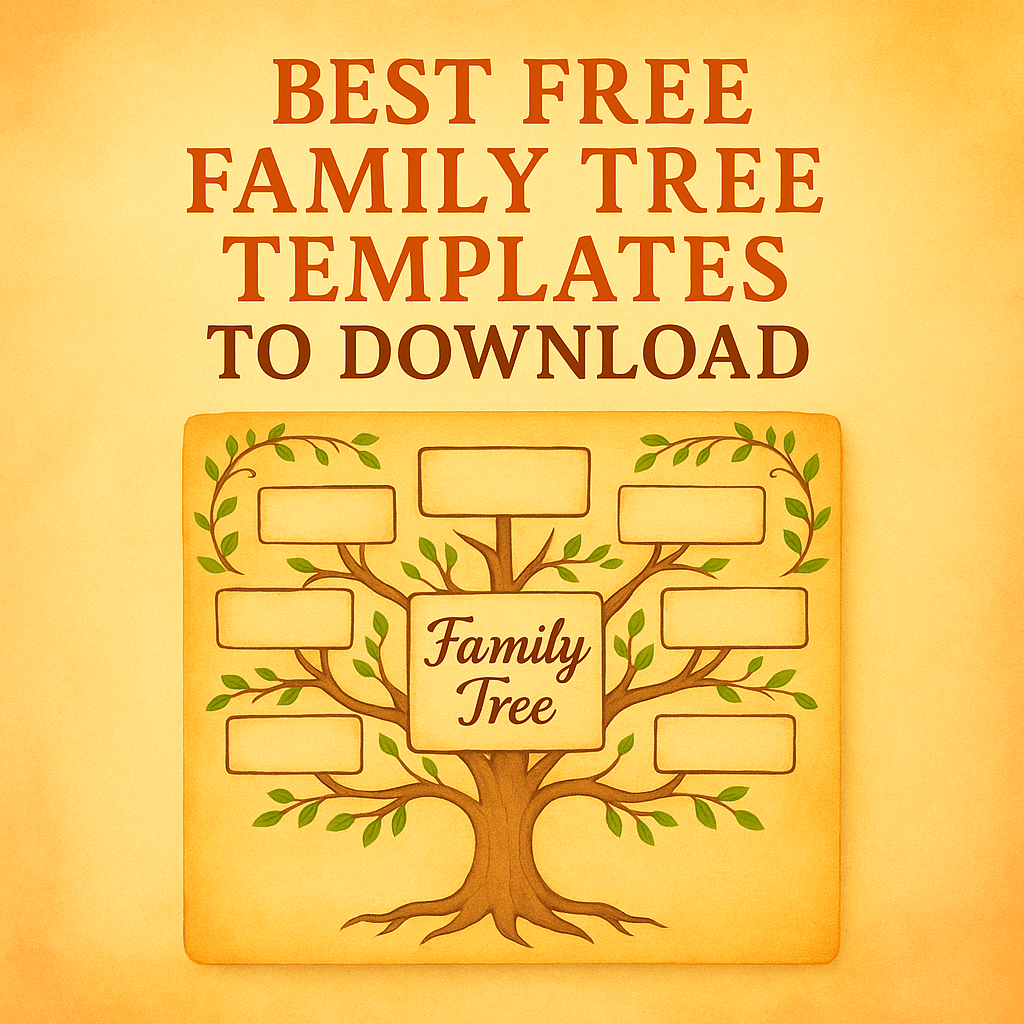 Best Free Family Tree Templates to Download 02 1