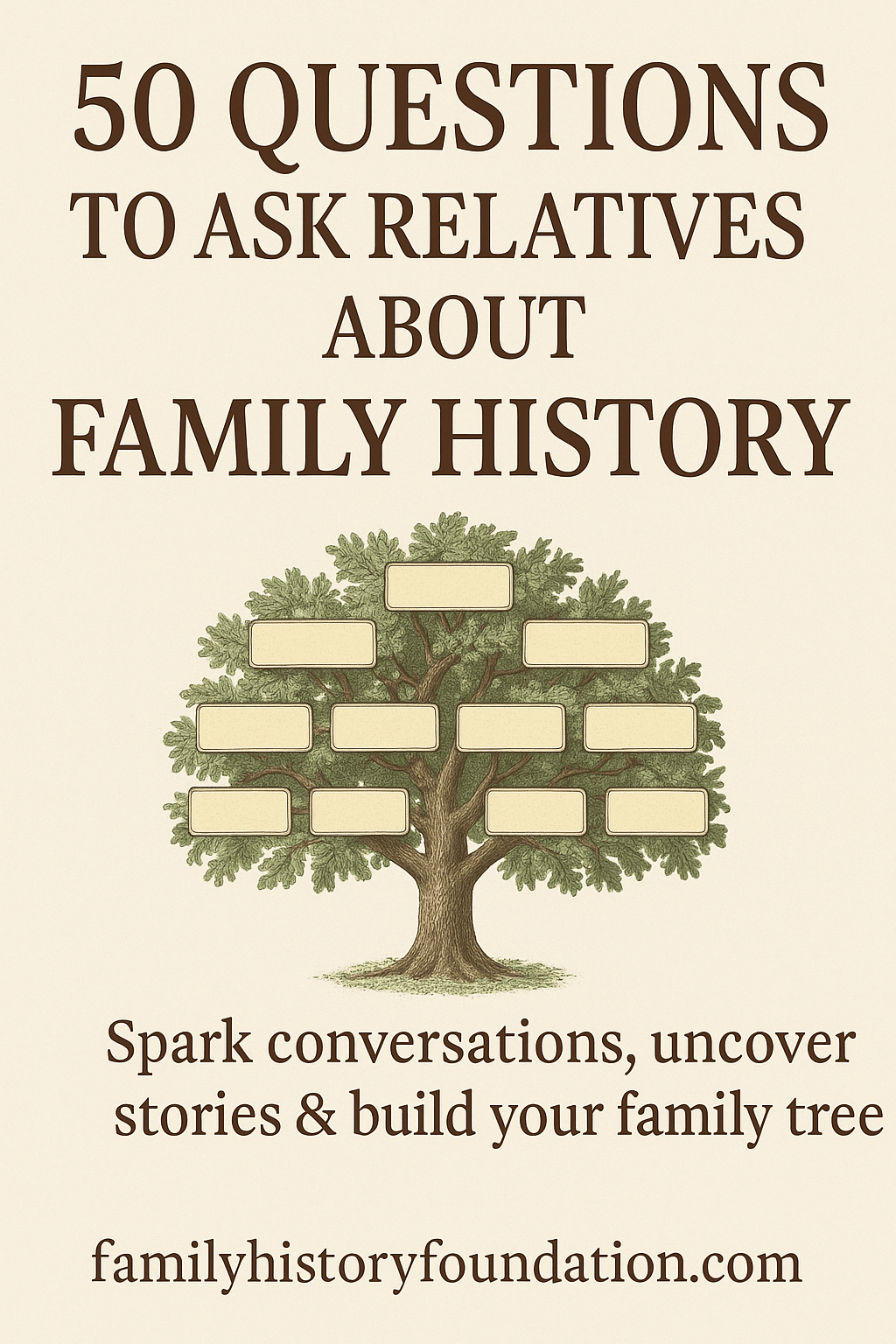 50 Questions to Ask Relatives About Family History
