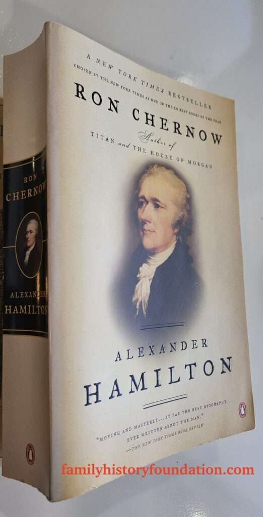 Alexander Hamilton by Ron Chernow-Side Cover