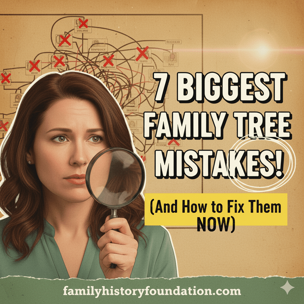 Avoiding the 7 biggest Ancestry Family Tree Mistakes as a genealogist on Ancestry.com