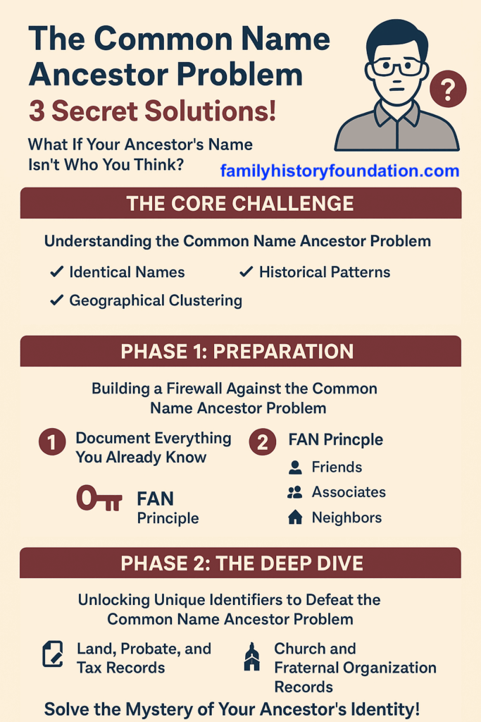 Many Names Problem The Common Name Ancestor Problem: 3 Secret Solutions! What If Your ...