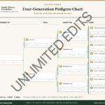 Form 01 Four Generation Pedigree Chart WATERMARK 1 2