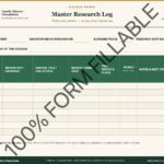 Form 03 Master Research Log 13