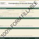 Form 04 Correspondence and Records Request Log 11.2
