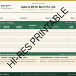 Form 10 Land and Deed Records Log WATERMARK 1