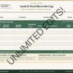 Form 10 Land and Deed Records Log WATERMARK 13