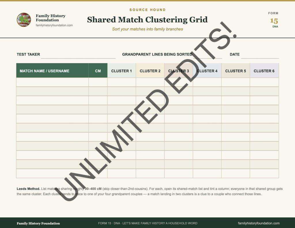 Form 15 Shared Match Clustering Grid WATERMARK 1