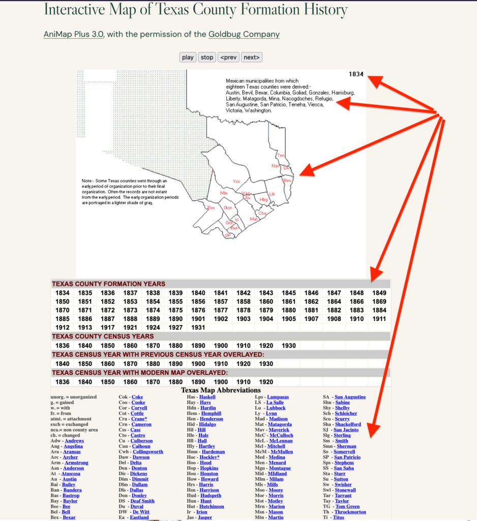 US County Boundary Maps Historical Interactive Tools - Map of US site